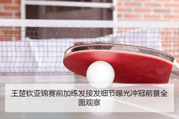 王楚钦亚锦赛前加练发接发细节曝光冲冠前景全面观察