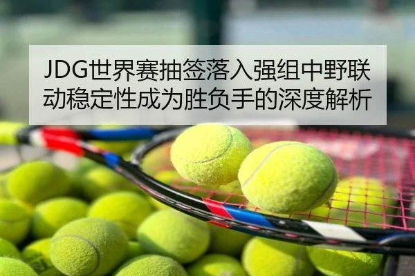 JDG世界赛抽签落入强组中野联动稳定性成为胜负手的深度解析